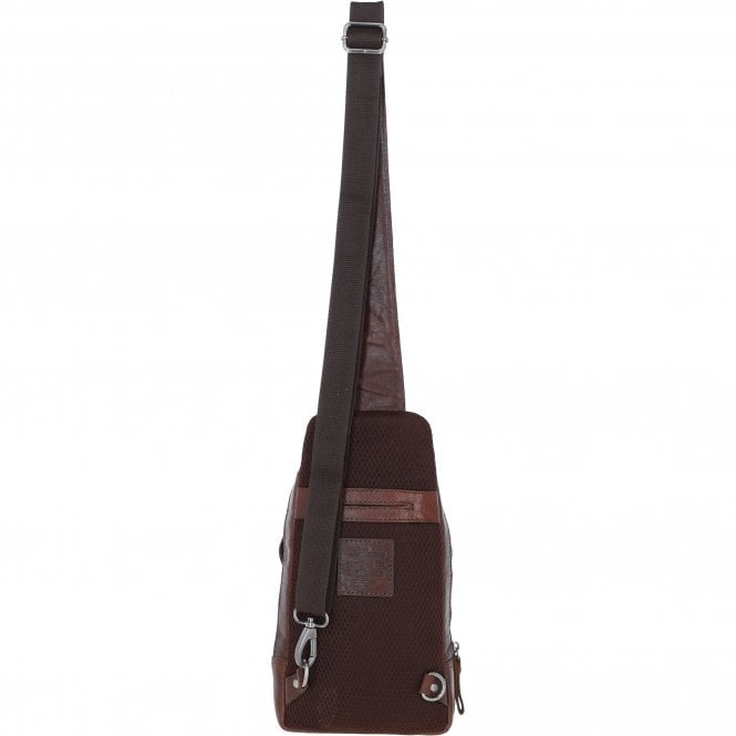 Ashwood Leather Exquisite Ashwood Leather Sling Bag Brandy: F-88