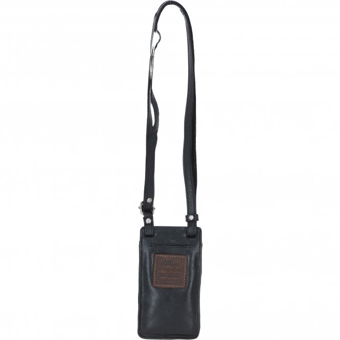 Ashwood Leather Exquisite Ashwood Leather Smartphone Bag Black: F-89