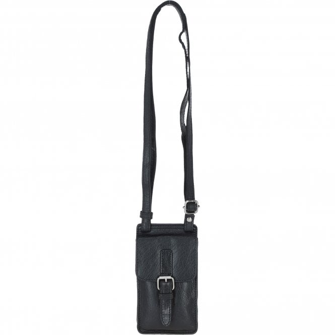 ashwood leather Exquisite Ashwood Leather Smartphone Bag Black: F-89