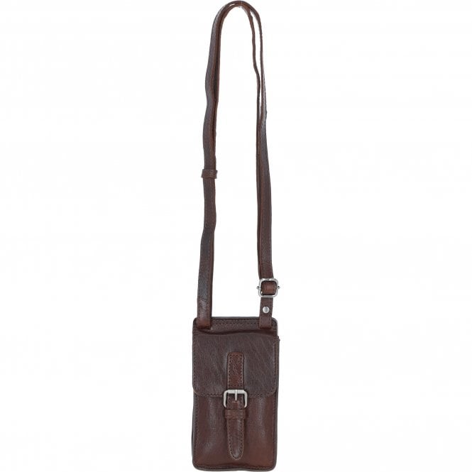 ashwood leather Exquisite Ashwood Leather Smartphone Bag Brandy: F-89