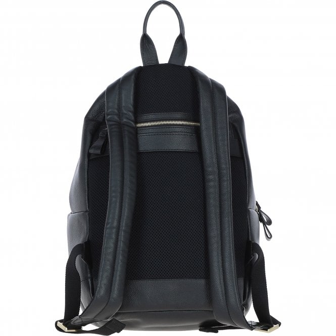 Ashwood Leather Exquisite Ashwood Leather X Harris Tweed Large Rucksack Black/Watch: TW-43-03-BW