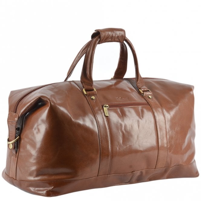 Ashwood Leather Extra Large Leather Travel Holdall Chestnut/vt: 2081