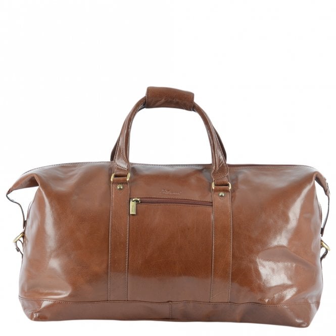 Ashwood Leather Extra Large Leather Travel Holdall Chestnut/vt: 2081