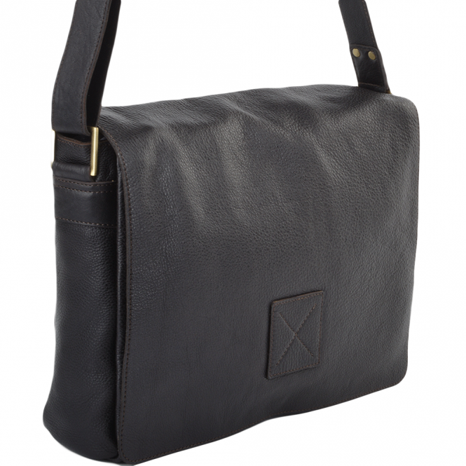 Ashwood Leather Five Pocket Carry All Leather Messenger Bag Brown/tum : Pedro