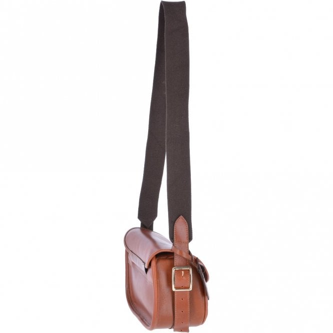 Ashwood Leather Heritage Handcrafted 100 Capacity Leather Cartridge Bag Cognac : Madox