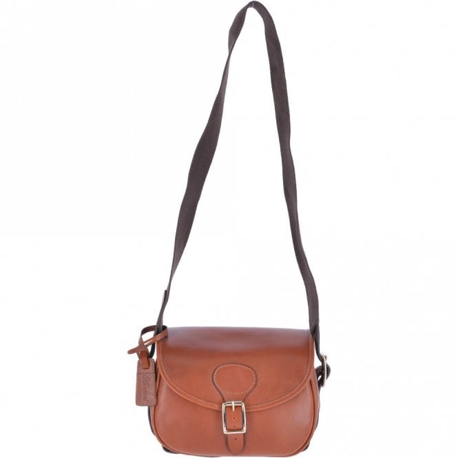 ashwood leather Heritage Handcrafted 100 Capacity Leather Cartridge Bag Cognac : Madox