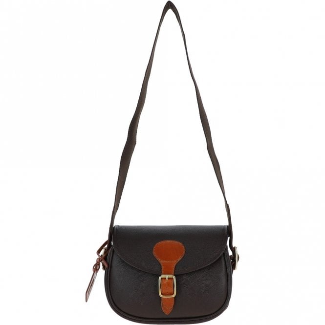 ashwood leather Heritage Handcrafted 100 Capacity Leather Cartridge Bag Brown/tan : Madox