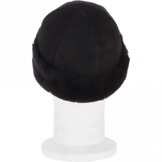 Ashwood Leather Ladies Luxury Sheepskin Hat Black : Cahira