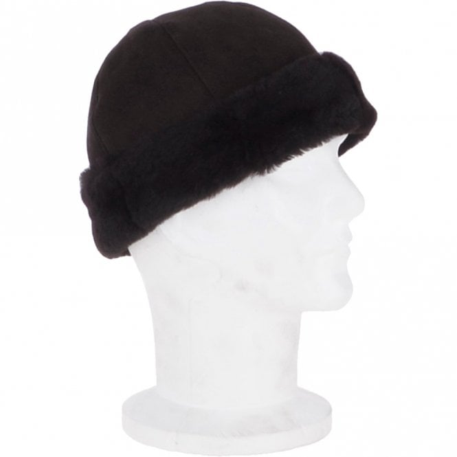 Ashwood Leather Ladies Luxury Sheepskin Hat Brown : Cahira