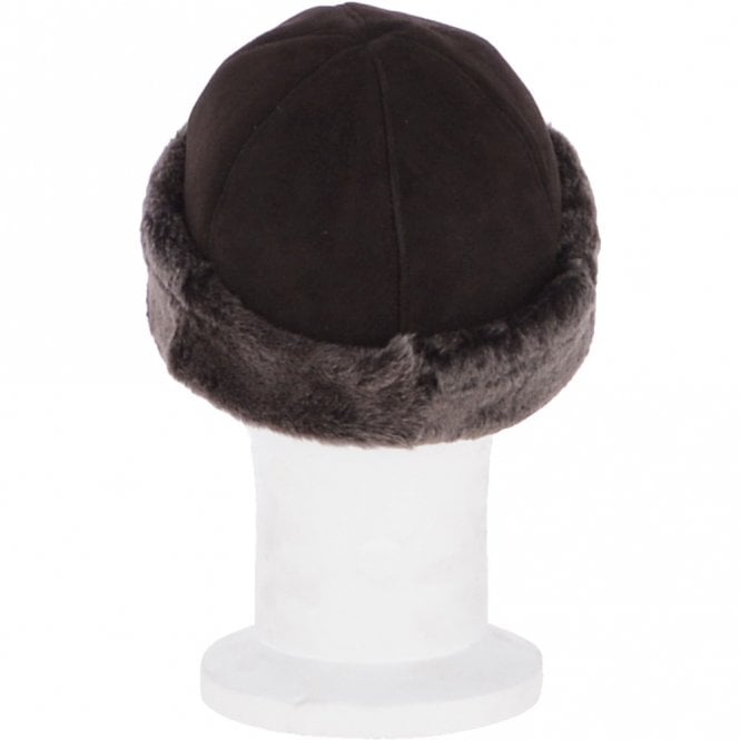 Ashwood Leather Ladies Luxury Sheepskin Hat Mid Brown: Cahira