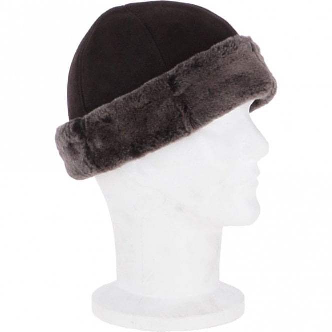 Ashwood Leather Ladies Luxury Sheepskin Hat Mid Brown: Cahira