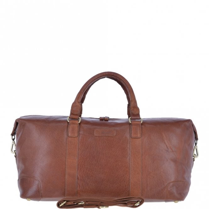 ashwood leather Large Leather Vintage Holdall Tan : G-36