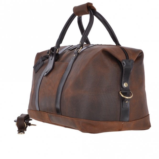 Ashwood Leather Large Vintage Leather Travel Holdall Brown: Marcus