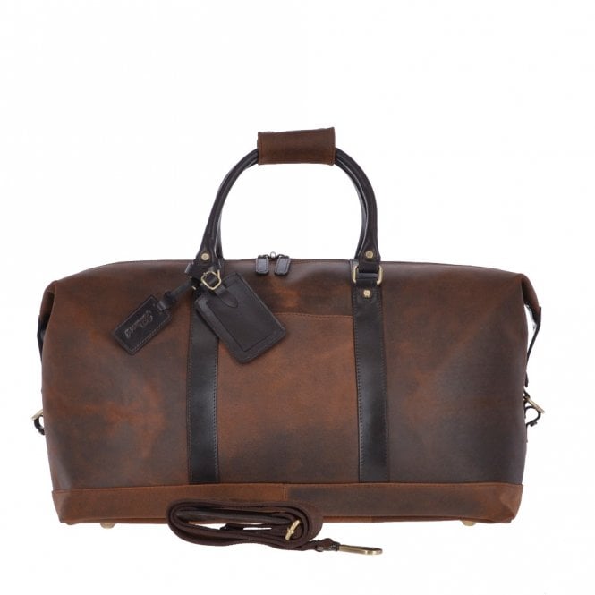 ashwood leather Large Vintage Leather Travel Holdall Brown: Marcus ashwood leather Large Vintage Leather Travel Holdall Brown: Marcus