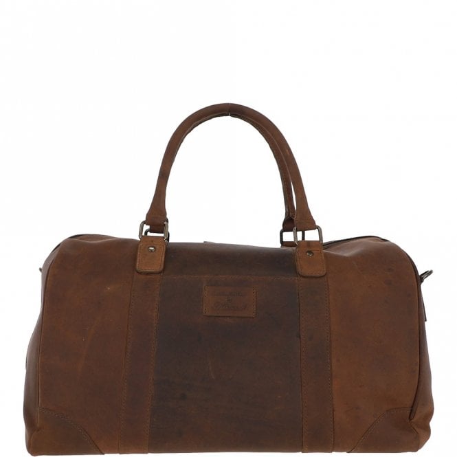 Ashwood Leather Large Vintage Leather Travel Holdall Tan: Jayden
