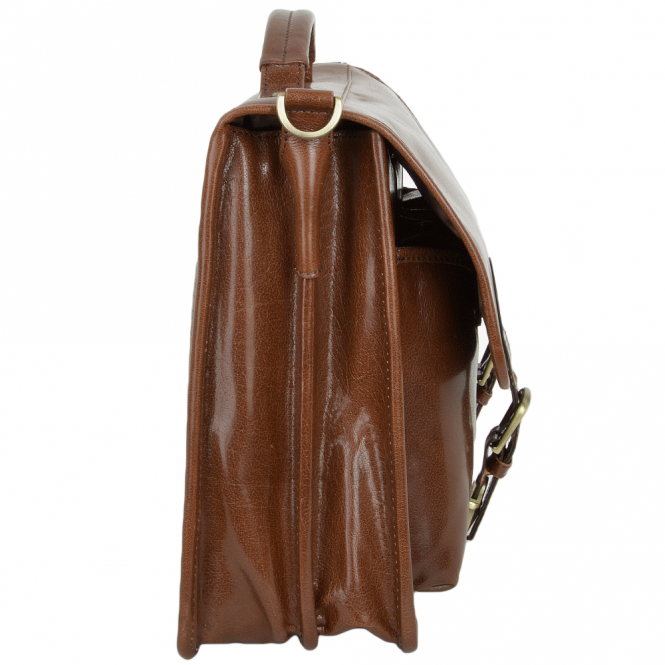 Ashwood Leather Leather Briefcase 8190 Chestnut/vt : 8190