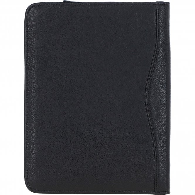 Ashwood Leather Leather Document Holder Black : A4 Sleeve