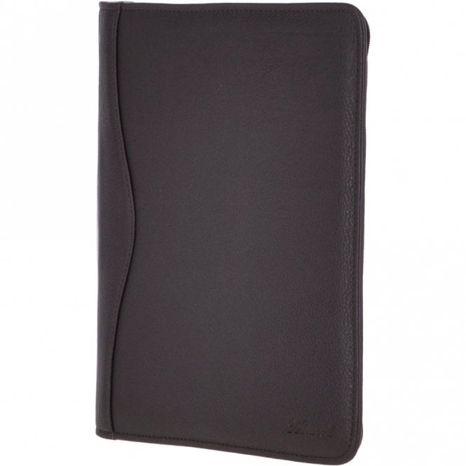 Ashwood Leather Leather Document Holder Brown : A4 Sleeve