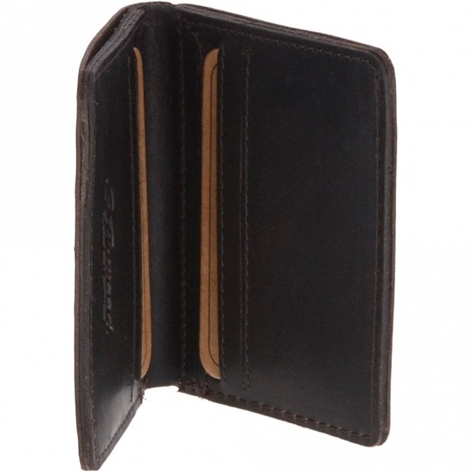 Ashwood Leather Leather Oily Hunter 6 Card Wallet Brown : 1886