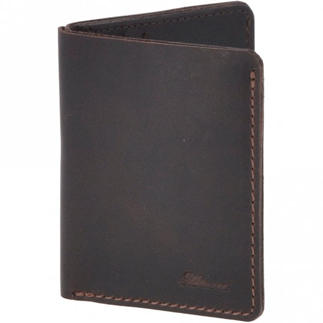 ashwood leather Leather Oily Hunter 6 Card Wallet Brown : 1886
