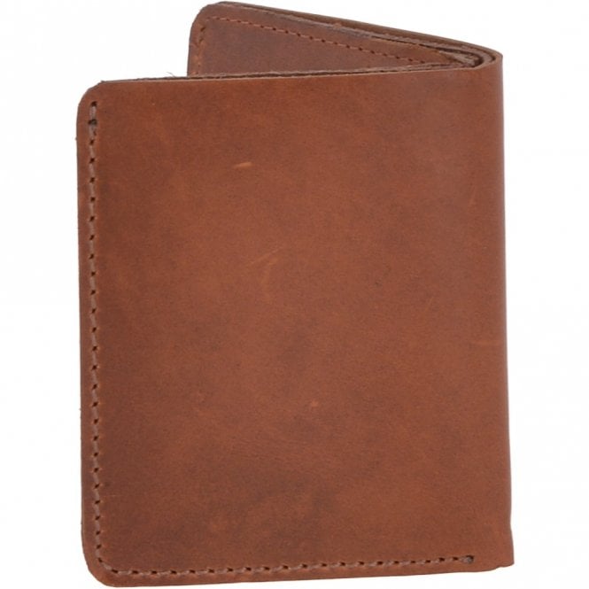 Ashwood Leather Leather Oily Hunter 6 Card Wallet Chestnut : 1886
