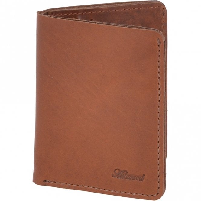 ashwood leather Leather Oily Hunter 6 Card Wallet Chestnut : 1886