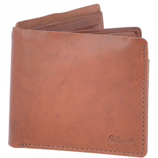 ashwood leather Leather Oily Hunter Wallet With ID And Coin Section Chestnut : 1884