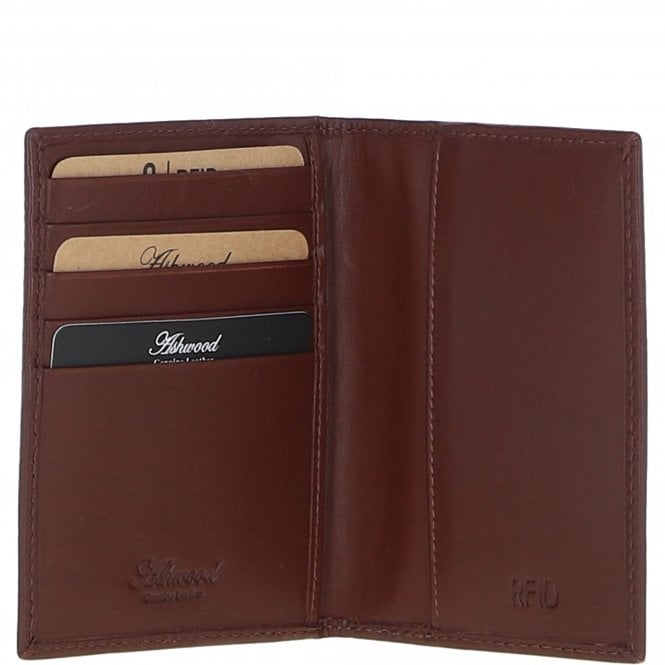 Ashwood Leather Leather Passport Cover & Card Holder Gift Set Chestnut: GS-1280