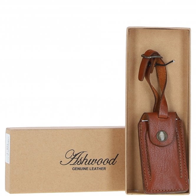 ashwood leather Leather Travel Luggage Tag T Tan :Poh-1546
