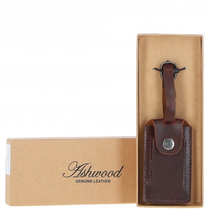 ashwood leather Leather Travel Luggage Tag Tan : Hampstead tag 3