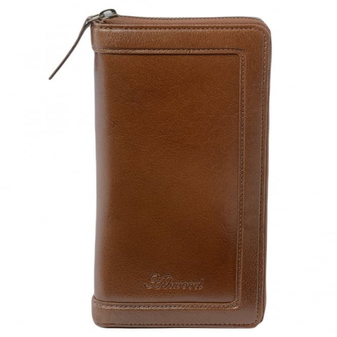 ashwood leather Leather Travel Wallet Chestnut : TW-01 ashwood leather Leather Travel Wallet Chestnut : TW-01