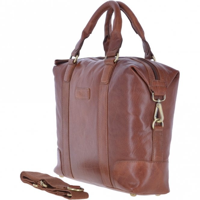 Ashwood Leather Leather Vintage Laptop Work Bag Tan : G-34