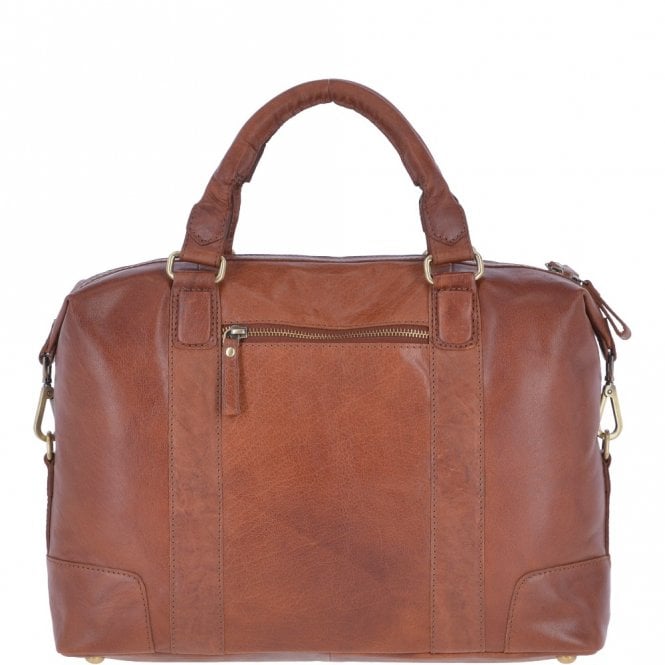 Ashwood Leather Leather Vintage Laptop Work Bag Tan : G-34