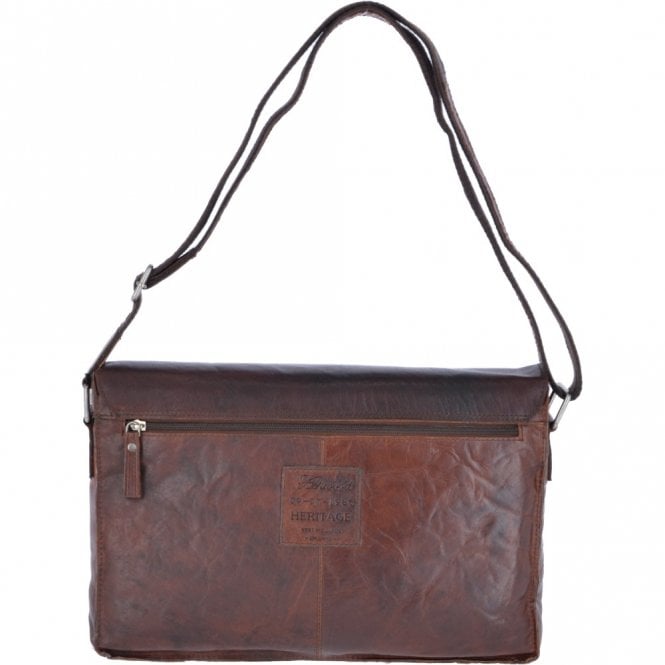 Ashwood Leather Leather Vintage Messenger Bag Brandy : F-85