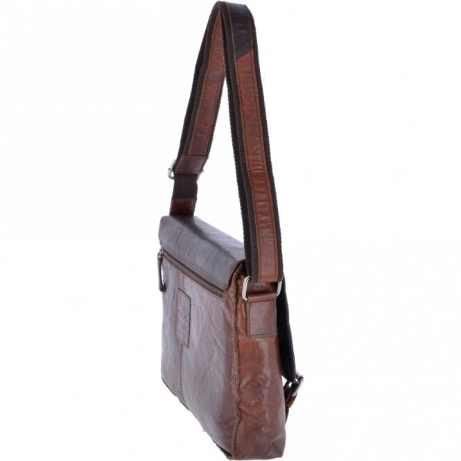 Ashwood Leather Leather Vintage Messenger Bag Brandy : F-85