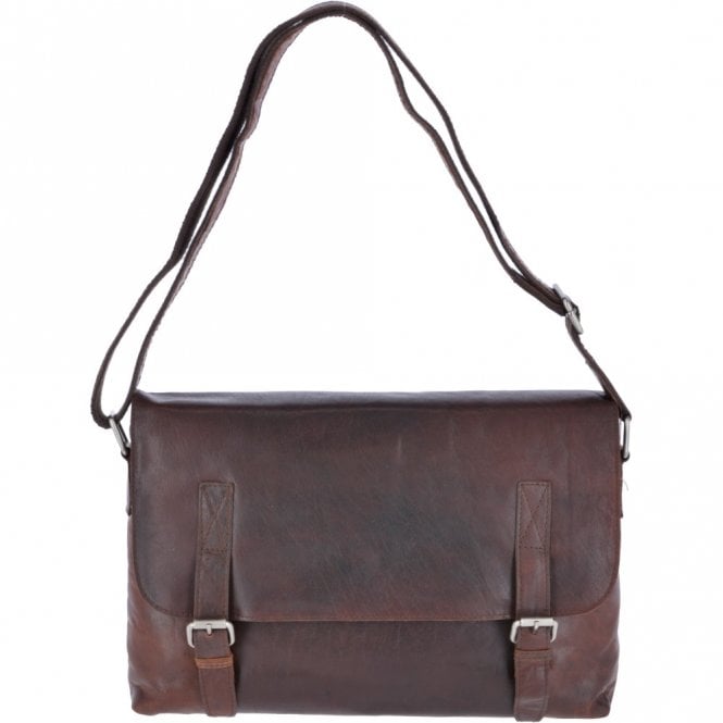 ashwood leather Leather Vintage Messenger Bag Brandy : F-85 ashwood leather Leather Vintage Messenger Bag Brandy : F-85