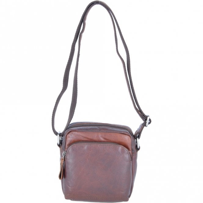 ashwood leather Leather Vintage Small Flight Shoulder Bag Brandy : F-81 ashwood leather Leather Vintage Small Flight Shoulder Bag Brandy : F-81