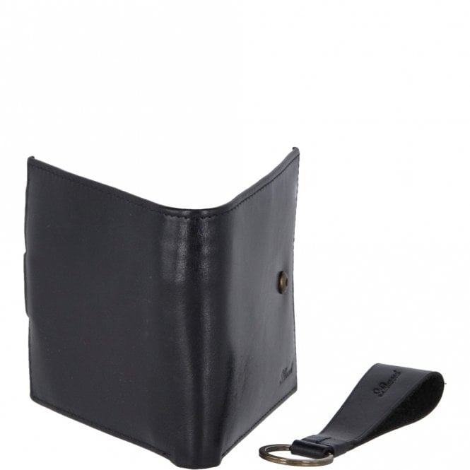 Ashwood Leather Leather Wallet And Keyring Gift Set Black : GS-1287