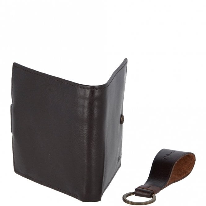 Ashwood Leather Leather Wallet And Keyring Gift Set Brown : GS-1287