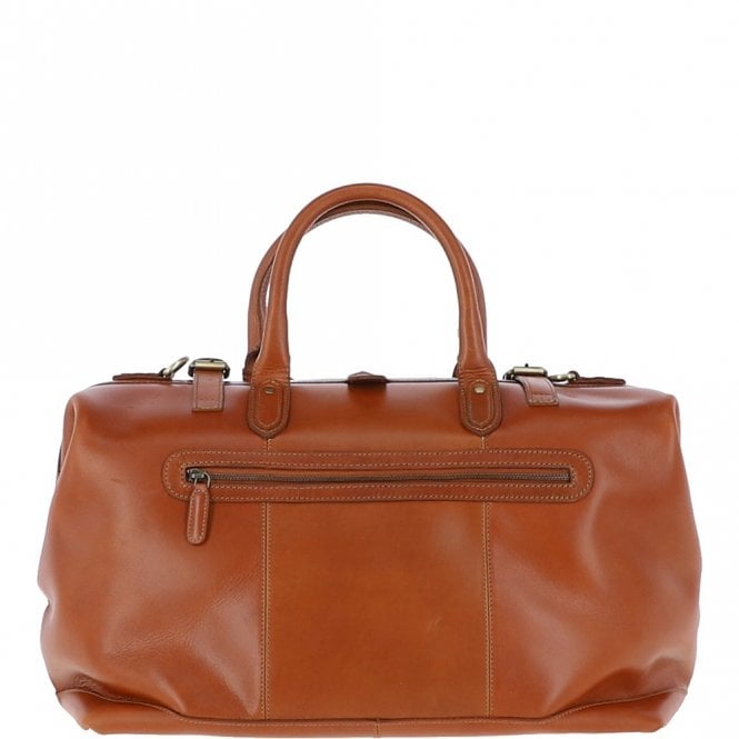 Ashwood Leather Leather Weekend Holdall Chestnut : DR BAG