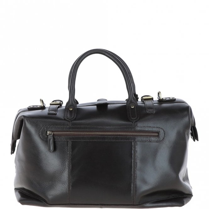 Ashwood Leather Leather Weekend Holdall Dk Brown : DR BAG