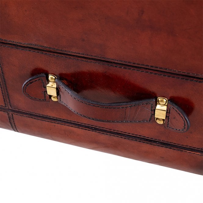 Ashwood Leather Luxury Handcrafted Leather Writing Desk Cognac: SE-1100