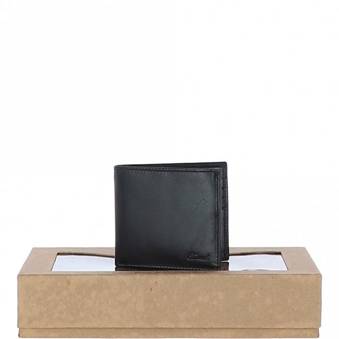 Ashwood Leather Luxury Leather Belt And Wallet Gift Set Black: GS-1250