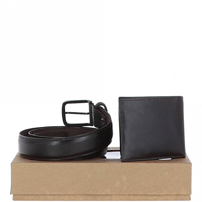 Ashwood Leather Luxury Leather Belt And Wallet Gift Set Brown: GS-1250