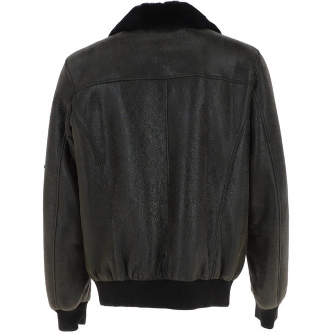 Ashwood Leather Luxury Sheepskin Pilot Jacket Antique: NC Air Force