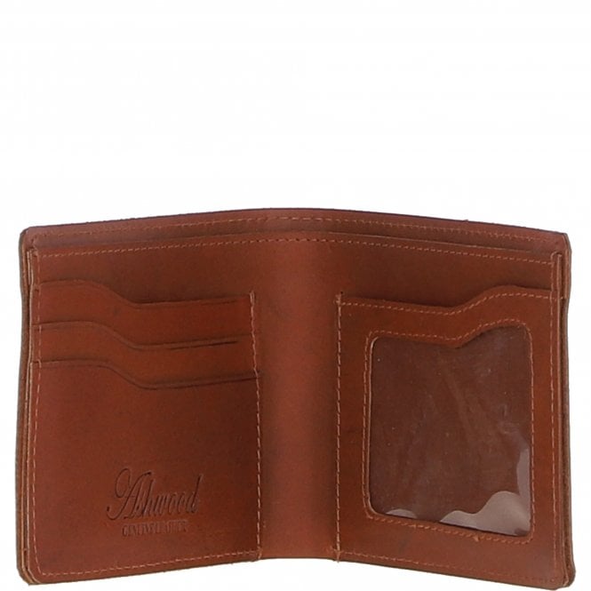 Ashwood Leather Luxury Slim 3 Card Leather Wallet Tan : 5991