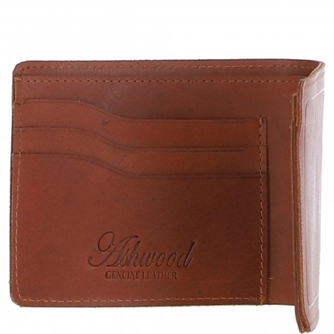 Ashwood Leather Luxury Slim 3 Card Leather Wallet Tan : 5991