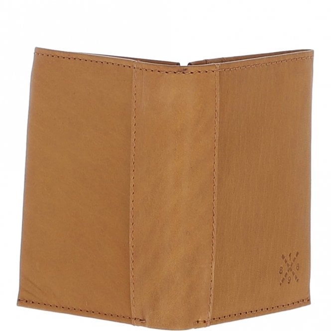 Ashwood Leather Luxury Slim 3 Card Waxy Leather Wallet Cognac: W-83