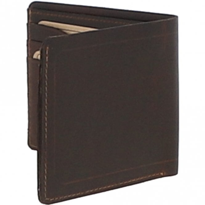 Ashwood Leather Luxury Slim 6 Card Leather Wallet Copper Brown : 5994