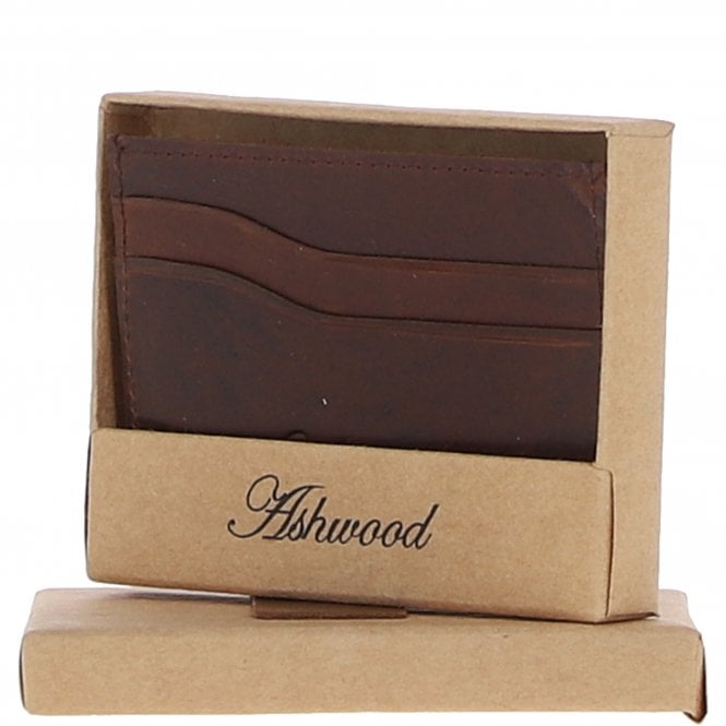 Ashwood Leather Luxury Slim Leather Wallet Brandy: 5993